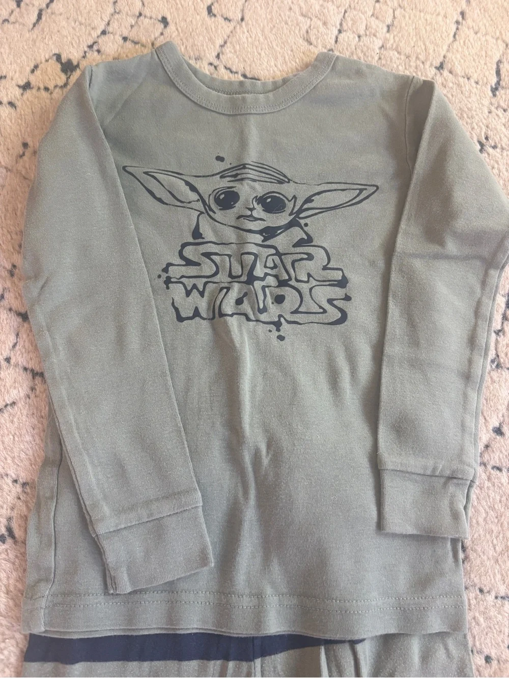 GAP Green and Navy Star Wars Kids Pajama Set